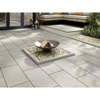 Marshalls Sawn Sandstone Smooth Grey Multi Paving Slab - 600 x 300 x 22mm - Pack of 72