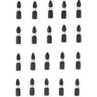 Wickes Screwdriver Bits PH2 - 25mm - Pack of 20