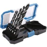 Wickes 5 Piece Wood Bit Set - 4mm - 10mm