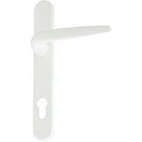 Yale Essentials White Short Backplate Door Handle - 1 Pair