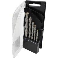 Wickes 5 Piece Masonry Drill Bit Set - 4 - 10mm
