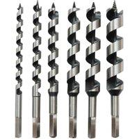 Wickes 6 Piece Auger Bit Set 10mm - 25mm