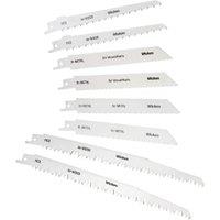 Wickes 8 Piece Reciprocating Saw Blade Set - 150mm - 230mm