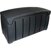 Charles Bentley Black Ward Outdoor Plastic Storage Box - 322L