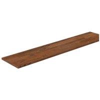 Wickes Smoked Brown Oil Rustic Oak Shelf - 27 x 300 x 900mm