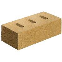 Marshalls Flecked Vibrant Buff Langston Gold Perforated Facing Brick - 215 x 100 x 65mm - Pack of 416