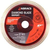 Abracs ABDCR115 X-Tech Tile & Porcelain Diamond Blade - 115 x 1.2 x 22mm
