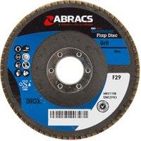 Abracs ABFZ115B120 Zirconium Flap Discs Fine 120 Grit - 115 x 22.23mm