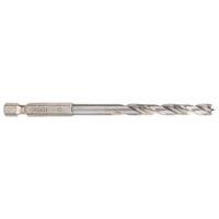 Bosch 2608595522 Hex Shank HSS Brad Point Wood Drill Bit - 6 x 106mm