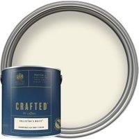 CRAFTED by Crown Flat Matt Emulsion Interior Paint - Collector's White - 2.5L