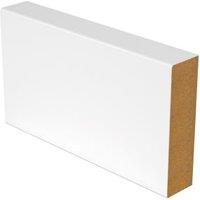 Wickes Square Edge White Skirting - 18 x 119 x 4200mm