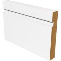 Wickes Grooved Square Edge Skirting - 18 x 119 x 4200mm