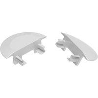 Sensio Silver End Caps for Mackay Profiles (2 end caps)