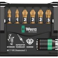 Wera Bit-Check 7 Piece Diamond 1 SB Screwdriver Bit Set