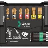 Wera Bit-Check 7 Piece Diamond Screwdriver Bit Set