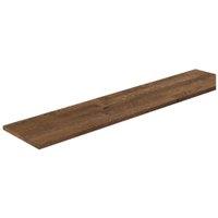 Wickes Smoked Black Oil Rustic Oak Shelf - 22 x 200 x 1200mm