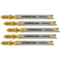 DEWALT DT2080-QZ HCS T101BIF T-Shank Laminate Jigsaw Blades - Pack of 5