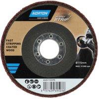 Norton Rapid Strip Non Woven Sanding Disc for Paint and Varnish - 115mm