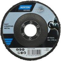 Norton Rapid Strip Non Woven Sanding Disc for Metal - 115mm