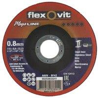 Flexovit Extra Thin 0.8mm Cutting Discs - 115mm Pack of 5