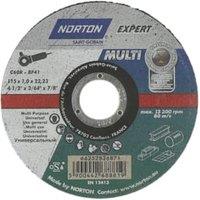 Norton Expert Multi Purpose Cutting Disc - 115 x 22mm Tin of 10