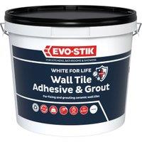 EVO-STIK White for Life Wall Tile Adhesive & Grout - 5L