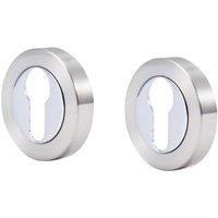 Wickes Dual-Tone Euro Escutcheon - 51mm