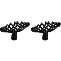 Wickes Birdcage Black Cabinet Knob - 76mm - Pack of 2