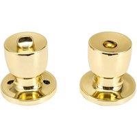 Privacy Polished Brass Door Knob - 1 Pair