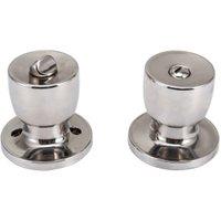 Privacy Chrome Door Knob - 1 Pair