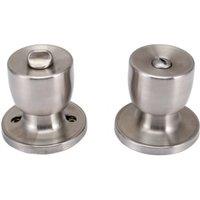 Privacy Satin Nickel Door Knob - 1 Pair