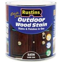 Rustins Quick Dry Woodstain - Dark Oak - 1L