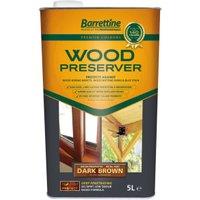 Barrettine Wood Preserver - Dark Brown - 5L