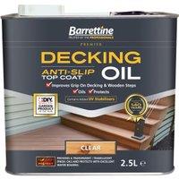 Barrettine Anti-Slip Decking Oil - Clear - 2.5L