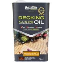 Barrettine All In One Decking Oil - Amber Light Oak - 5L