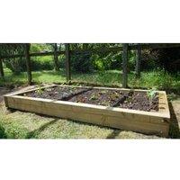 Incised Jumbo Garden Sleeper - 125 x 250 x 1800mm