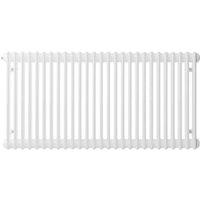 Henrad by Stelrad White 3 Column Classic Horizontal Designer Radiator - 600 x 1268mm