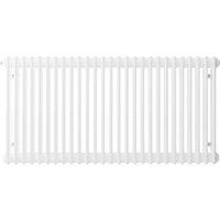 Henrad by Stelrad White 4 Column Classic Horizontal Designer Radiator - 600 x 854mm