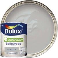 Dulux Quick Drying Satinwood Paint - Chic Shadow - 750ml