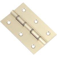 Wickes Satin Nickel Double Steel Washered Butt Hinge - 76mm - Pack of 2