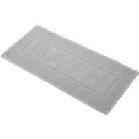 Croydex Grey Rubber Bath Mat - 740 x 340mm
