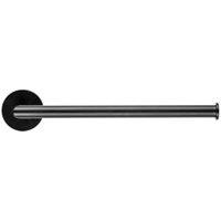 Croydex Flexi-Fix Epsom Bathroom Towel Bar - Matt Black