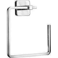 Croydex Flexi-Fix Camberwell Bathroom Towel Ring - Chrome