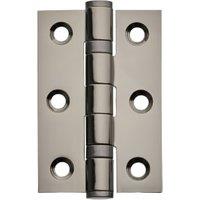 Wickes Black Nickel Ball Bearing Hinge - 76mm - Pack of 3