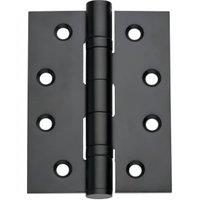 Wickes Matt Black Ball Bearing Hinge - 102mm - Pack of 3