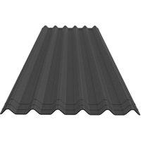 Onduline Duro SX 35 Intense Anthracite Grey Bitumen Corrugated Roof Sheet - 820 x 2000 x 3.5mm