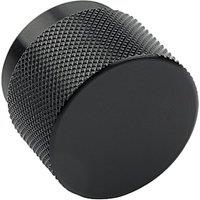 Wickes Raglan Knob Black Handle - 30 x 38mm