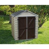 Palram Canopia Skylight Plastic Apex Shed - 6 x 5ft