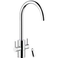 Abode Profile Monobloc 4 In 1 Hot Water Kitchen Tap with Boiler - Chrome
