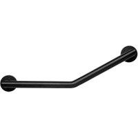 Croydex Angled Black Grab Bar - 600mm